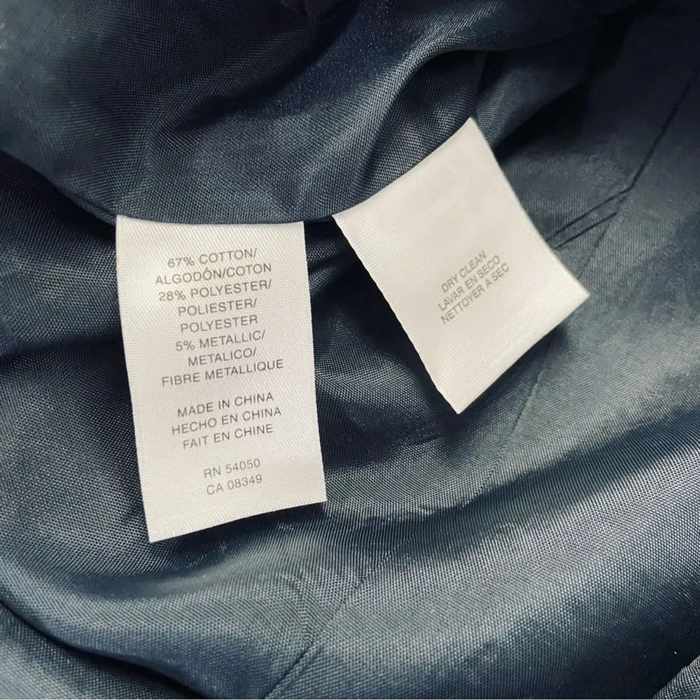Anne Klein Navy Trench Coat